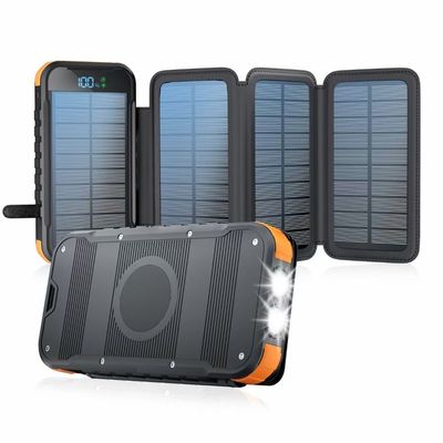quality Multifunctional Mah Solar Powerbank Power Charger Wireless Charging Power Bank 16000 Station Fast Charging Support Customization For Outdoor factory